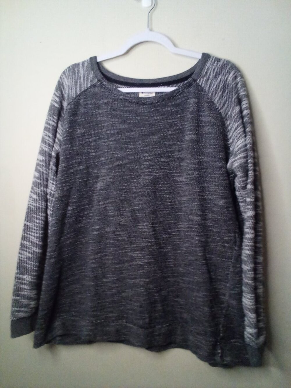 Champion Sweater Women XL Long Sleeve Pullover Gray